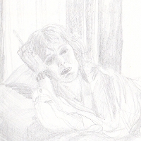 woman on a couch
